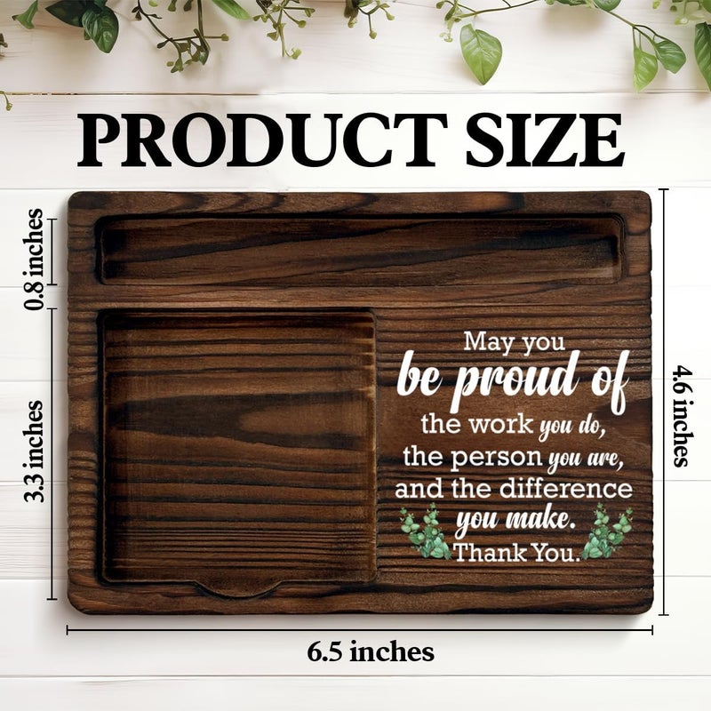 QODMGD Thank You Gifts for Women Men, Appreciation Gifts for Coworkers Boss Teacher, May You Be Proud of The Work You Do Sticky Note Holder for Office Desk Decor - Image 2